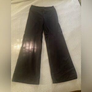 BCBG Flat Front Wide Leg Trouser
